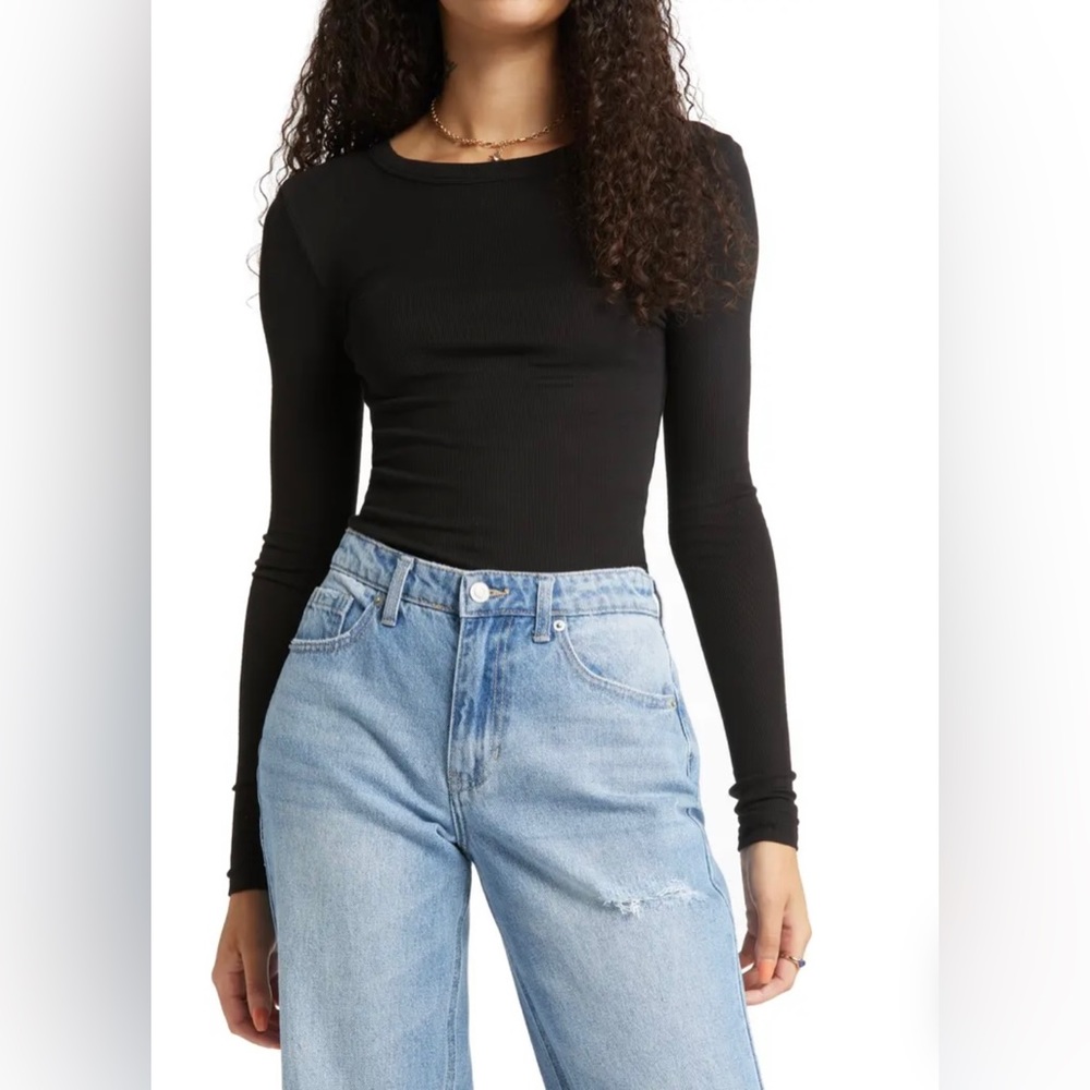 BP Long Sleeve Ribbed Tee - Picture 2 of 6